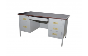EI-S103/LT 5' Double Pedestal Desk