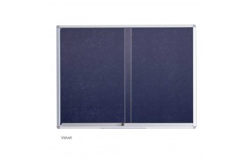 WB-VG23 Velvet Board-Sliding Glass Aluminium Frame