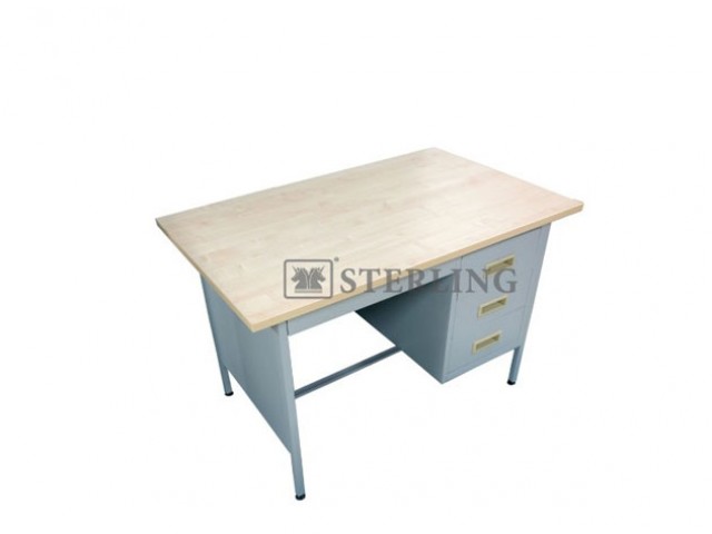 EI-S102/LT 4' Single Pedestal Desk