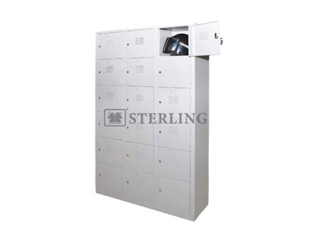 EI-S109 / S115 - 18 Compartments Steel Locker