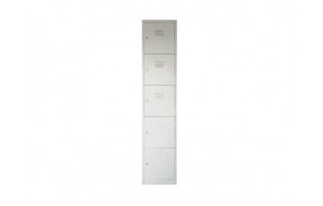 EI-S114/E - 5 Compartments Steel Locker