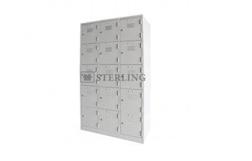 EI-S125 / S126 - 15 Compartments Steel Locker