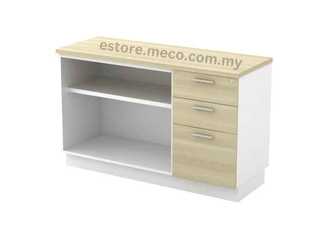 T-B-YOP7123 Open Shelf + Fixed Pedestal 2D1F T-B-YOP7123 Open Shelf + Fixed Pedestal 2D1F