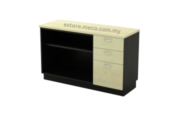 T-T-YOP7123 Open Shelf + Fixed Pedestal 2D1F