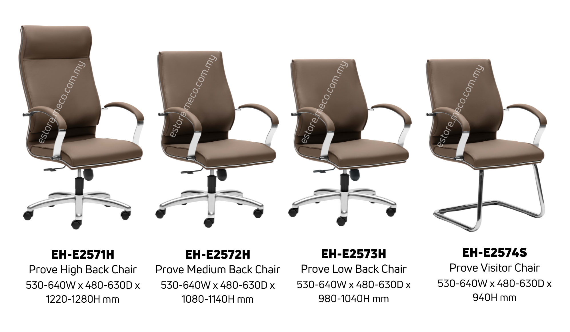 EH-E2571H Prove High Back Chair